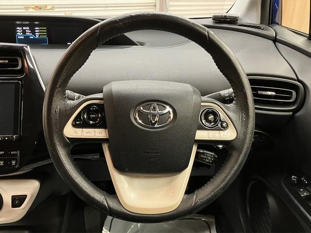 プリウス Ｓ　ＯＢＤ診断済／法定点検整備済／４本新品タイヤ交換済／セーフティセンスＰ／プリクラッシュセーフティ／レーダークルーズコントロール／９型ナビ／ナビレディセット／クリアランスソナー／ＬＥＤヘッドランプ（15枚目）