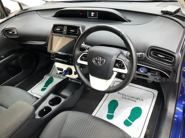 プリウス Ｓ　ＯＢＤ診断済／法定点検整備済／４本新品タイヤ交換済／セーフティセンスＰ／プリクラッシュセーフティ／レーダークルーズコントロール／９型ナビ／ナビレディセット／クリアランスソナー／ＬＥＤヘッドランプ（31枚目）