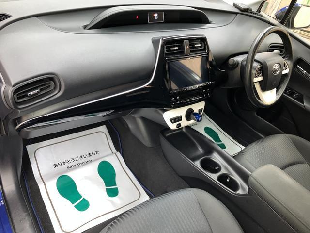 プリウス Ｓ　ＯＢＤ診断済／法定点検整備済／４本新品タイヤ交換済／セーフティセンスＰ／プリクラッシュセーフティ／レーダークルーズコントロール／９型ナビ／ナビレディセット／クリアランスソナー／ＬＥＤヘッドランプ（40枚目）