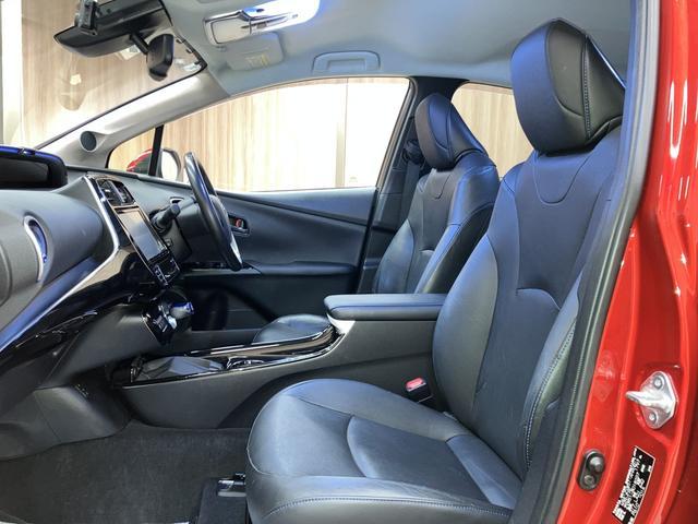 プリウス Ａプレミアム　ツーリングセレクション　ＯＢＤ診断済／法定点検整備済／４本新品タイヤ交換済／純正オプションナビ／ナビレディセット／地デジ／セーフティセンス／ブラインドスポットモニター／シンプルインテリジェントパーキングアシスト／革シート（55枚目）