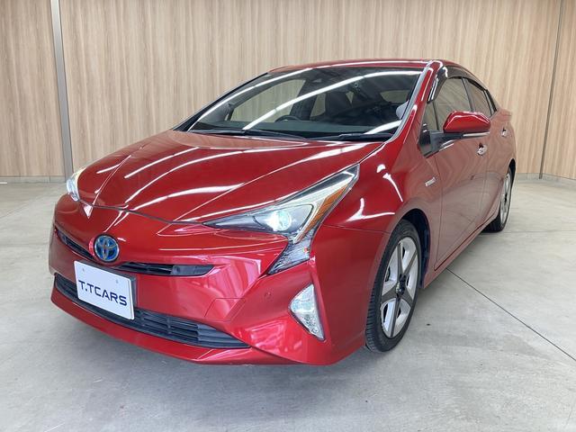 プリウス Ａプレミアム　ツーリングセレクション　ＯＢＤ診断済／法定点検整備済／４本新品タイヤ交換済／純正オプションナビ／ナビレディセット／地デジ／セーフティセンス／ブラインドスポットモニター／シンプルインテリジェントパーキングアシスト／革シート（63枚目）