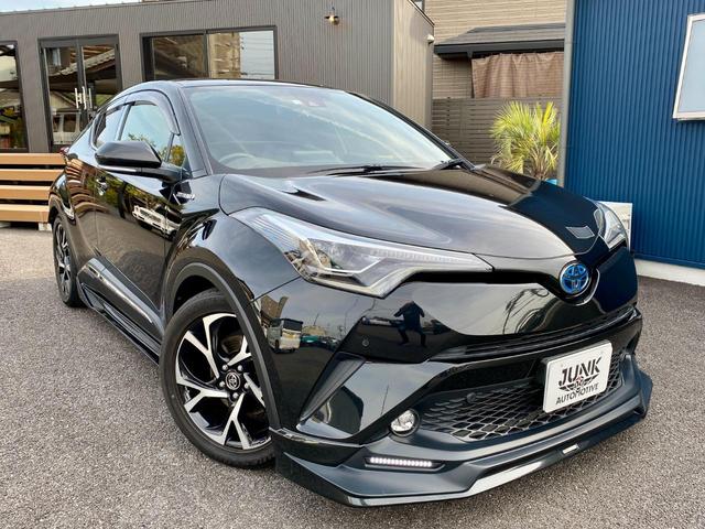 Ｃ－ＨＲ Ｇ　純正ナビ、フルセグ、キャンセラー、Ｂカメラ、ＥＴＣ、レザーハンドル、クルコン、オートワイパー、オートハイビーム、ＬＥＤヘッドライト、レザーシート、ドアバイザー、ＴＲＤエアロ、社外サスペンション（10枚目）