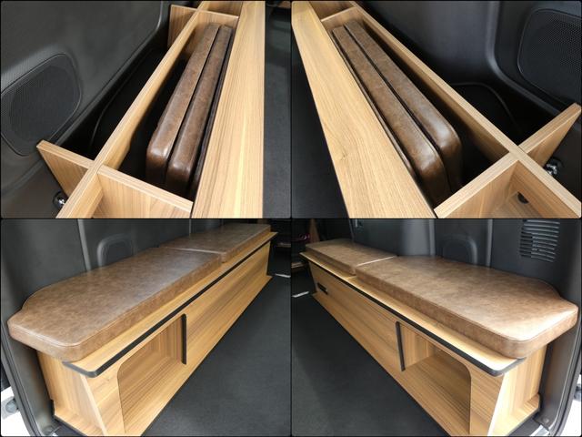 キャラバン ロンググランドプレミアムGX アルパイン11型ディスプレイオーディオ ビルトインETC ESSEXアルミホイール ダンロップ・グラントレックRTタイヤ JAOSフェンダー ベッドキット オートスライドドア(15枚目)