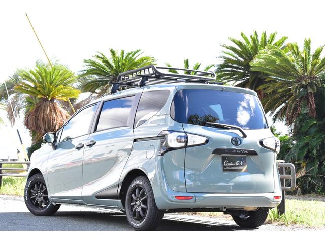 シエンタ Ｇ　セーフティーセンス／後席１１インチモニター／ナビＴＶ／Ｂカメラ／クリアランスソナー／ＥＴＣ／両側パワースライド／スマートキー／新品マットブラックホイール／新品ホワイトレタータイヤ／新品アルミキャリア（18枚目）