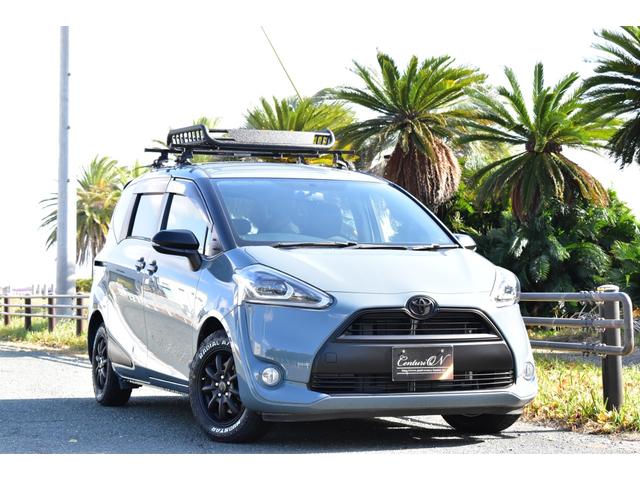 シエンタ Ｇ　両側パワースライド／ＬＥＤヘッドライト／メモリーナビ／フルセグ／Ｂｌｕｅｔｏｏｔｈオーディオ／Ｂカメラ／ＥＴＣ／スマートキー／新品マットブラックホイール／新品ホワイトレタータイヤ／新品アルミキャリア（6枚目）