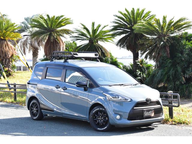 シエンタ Ｇ　両側パワースライド／ＬＥＤヘッドライト／メモリーナビ／フルセグ／Ｂｌｕｅｔｏｏｔｈオーディオ／Ｂカメラ／ＥＴＣ／スマートキー／新品マットブラックホイール／新品ホワイトレタータイヤ／新品アルミキャリア（7枚目）