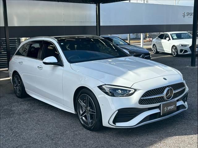 Cクラスステーションワゴン C200ステーションワゴンアバンギャルドAMGライン サンルーフ/AppleCarPlay/全方位カメラ/HUD/BSm/ACC/カープレイ/電動リアゲート/レーダークルーズコントロール/シートメモリー/シートヒーター/アンビエントライト/ARナビ(16枚目)