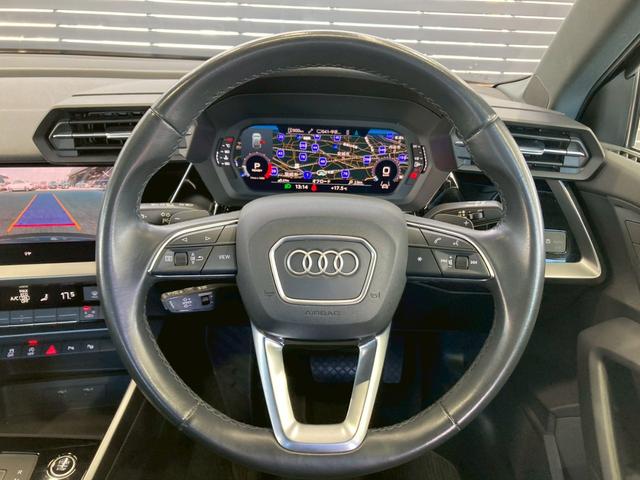 Ａ３ スポーツバック３０ＴＦＳＩ　コンビニエンスＰＫＧ／アシスタンスＰＫＧ／シートヒーター／フルセグ／障害物センサー／ＡＣＣ／ＢＳＭ／レーンキープアシスト／レーダークルコン／パーキングアシスト／バーチャルコックピット／オートライト（47枚目）
