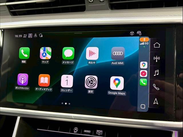 Ａ６ ４０ＴＤＩクワトロスポーツ　４ゾーンデラックスオートマチックエアコン／マルチカラーアンビエント／シートメモリー／レーダークルコン／レーンキープ／ＢＳＭ／ＡＣＣ／ＡｐｐｌｅＣａｒＰｌａｙ／黒革シート／カープレイ／フルゼグ（5枚目）