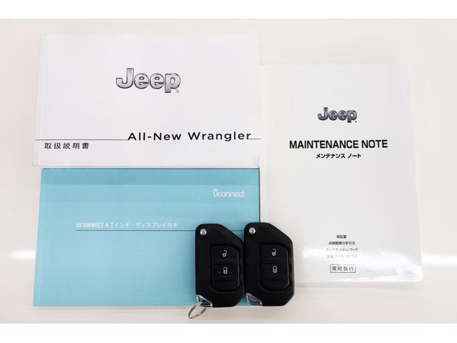 ジープ・ラングラーアンリミテッド スポーツ バックカメラ/サイドカメラ/フロントカメラ/前後ドライブレコーダー/クルーズコントロール/プッシュスタート/オートライト/ダウンヒルアシスト/フリーダムトップ/Bluetooth/USB/当店直接買取(34枚目)