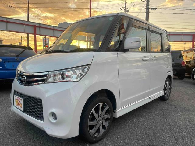 ルークス ハイウェイスターリミテッド メモリーナビ ワンセグ プッシュスタート Lパワースライドドア フロントフォグ HID ファインビジョンメーター インテリジェントキー CVT ルーフスポイラー(5枚目)