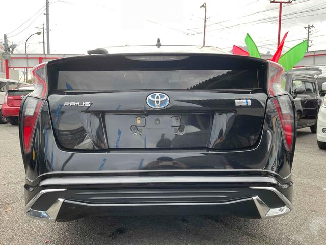 プリウス Sツーリングセレクション セーフティセンス レザーシート シートH オートライト スマートキー オートクルーズ ETC CVT(3枚目)