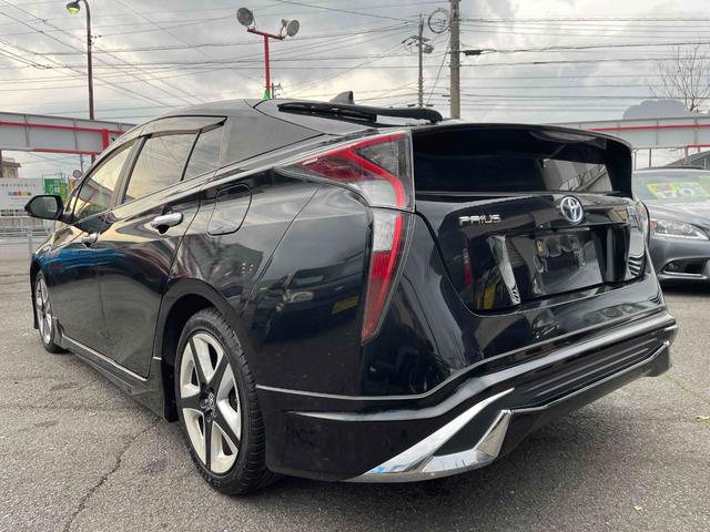 プリウス Sツーリングセレクション セーフティセンス レザーシート シートH オートライト スマートキー オートクルーズ ETC CVT(6枚目)