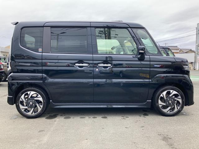 スペーシアカスタム カスタム HYBRID XSターボ 後席両側パワースライドドア・プレミアムUV&IRカットガラス・スリムサーキュレーター・ロールサンシェード・電動パーキング・アダプティブクルーズコントロール・スズキセーフティサポート(8枚目)