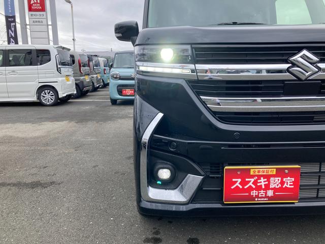 スペーシアカスタム カスタム HYBRID XSターボ 後席両側パワースライドドア・プレミアムUV&IRカットガラス・スリムサーキュレーター・ロールサンシェード・電動パーキング・アダプティブクルーズコントロール・スズキセーフティサポート(13枚目)
