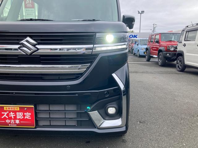 スペーシアカスタム カスタム HYBRID XSターボ 後席両側パワースライドドア・プレミアムUV&IRカットガラス・スリムサーキュレーター・ロールサンシェード・電動パーキング・アダプティブクルーズコントロール・スズキセーフティサポート(14枚目)