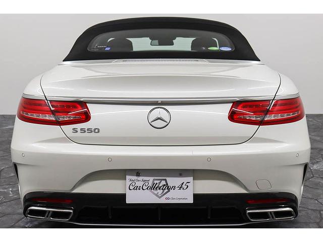 Ｓクラス Ｓ５５０　カブリオレ　正規Ｄ車　左Ｈ　ワンオーナー　Ｓ６５後期ルック　スワロフスキークリスタルパッケージ　パナメリカーナグリル　純正２０ｉｎＡＷ　ＩＩＤスペーサー　ナイトビューアシスト　ブルメスターサウンド　３６０°カメラ（23枚目）