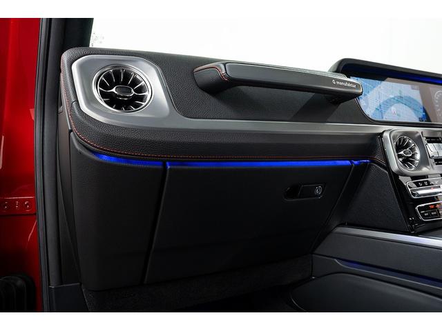 Ｇクラス Ｇ３５０ｄ　マヌファクトゥーアエディション　正規Ｄ車　ＡＭＧライン　ナイトＰＫＧ　ラグジュアリーＰＫＧ　ブラックアクセント　ＡＭＧ２０ｉｎＡＷ　ブラックナッパレザー　シートヒーター＆ベンチレーション　サンルーフ　ブルメスターサウンド（73枚目）