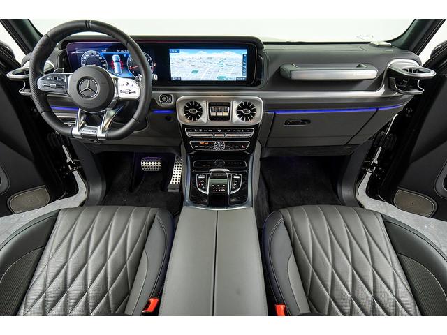Gクラス G63 正規D車 左H ナイトPKG BRABUSカーボンボンネット/Fリップ/カーボンルーフスポイラー/左右4本出マフラー/23inAW Fプロテクションフィルム 電動サイドステップ デジタルインナーミラー(7枚目)
