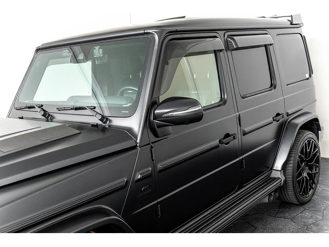 Gクラス G63 正規D車 左H ナイトPKG BRABUSカーボンボンネット/Fリップ/カーボンルーフスポイラー/左右4本出マフラー/23inAW Fプロテクションフィルム 電動サイドステップ デジタルインナーミラー(13枚目)