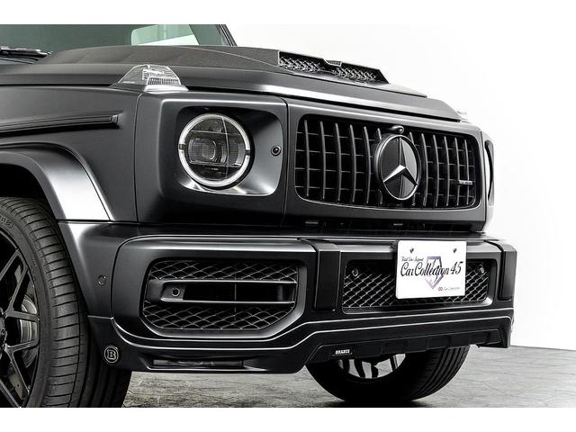 Gクラス G63 正規D車 左H ナイトPKG BRABUSカーボンボンネット/Fリップ/カーボンルーフスポイラー/左右4本出マフラー/23inAW Fプロテクションフィルム 電動サイドステップ デジタルインナーミラー(16枚目)