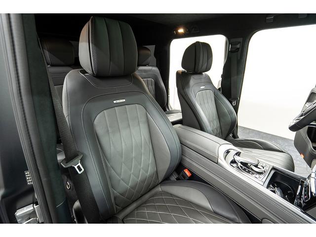 Gクラス G63 正規D車 左H ナイトPKG BRABUSカーボンボンネット/Fリップ/カーボンルーフスポイラー/左右4本出マフラー/23inAW Fプロテクションフィルム 電動サイドステップ デジタルインナーミラー(42枚目)