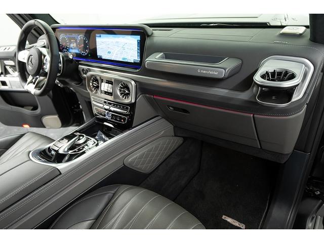 Gクラス G63 正規D車 左H ナイトPKG BRABUSカーボンボンネット/Fリップ/カーボンルーフスポイラー/左右4本出マフラー/23inAW Fプロテクションフィルム 電動サイドステップ デジタルインナーミラー(67枚目)