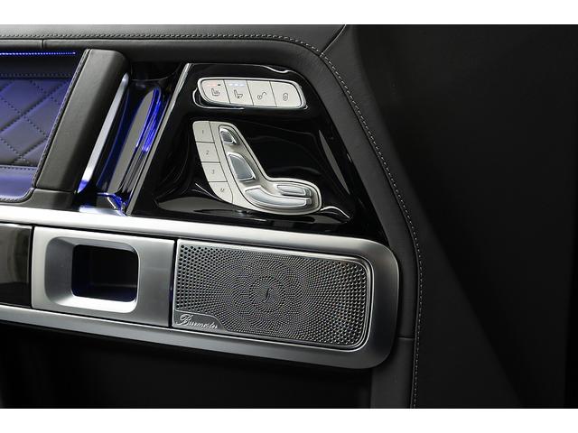 Gクラス G63 正規D車 左H ナイトPKG BRABUSカーボンボンネット/Fリップ/カーボンルーフスポイラー/左右4本出マフラー/23inAW Fプロテクションフィルム 電動サイドステップ デジタルインナーミラー(70枚目)
