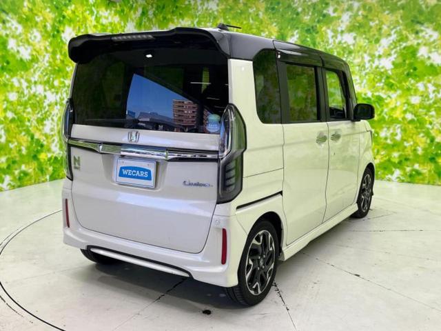 Ｎ－ＢＯＸカスタム Ｇ・ＥＸターボホンダセンシング　保証書／純正　ＳＤナビ／衝突安全装置／車線逸脱防止支援システム／シート　ハーフレザー／ヘッドランプ　ＬＥＤ／ＥＴＣ／ＥＢＤ付ＡＢＳ／横滑り防止装置／アイドリングストップ／フルセグＴＶ　レーンアシスト（3枚目）