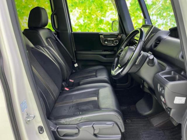 Ｎ－ＢＯＸカスタム Ｇ・ＥＸターボホンダセンシング　保証書／純正　ＳＤナビ／衝突安全装置／車線逸脱防止支援システム／シート　ハーフレザー／ヘッドランプ　ＬＥＤ／ＥＴＣ／ＥＢＤ付ＡＢＳ／横滑り防止装置／アイドリングストップ／フルセグＴＶ　レーンアシスト（4枚目）