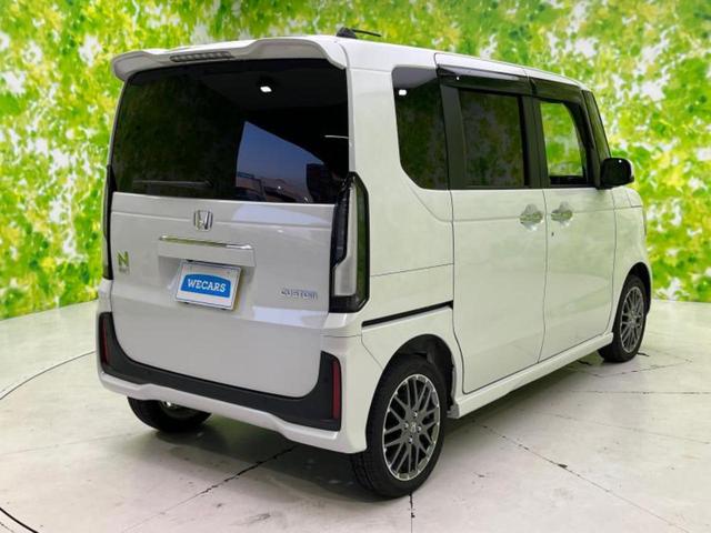 Ｎ－ＢＯＸカスタム ４ＷＤターボ　保証書／純正　９インチ　ナビ／ホンダセンシング／両側電動スライドドア／シートヒーター　前席／車線逸脱防止支援システム／ドライブレコーダー　前後／ヘッドランプ　ＬＥＤ／ＵＳＢジャック／ＥＴＣ　ターボ（3枚目）