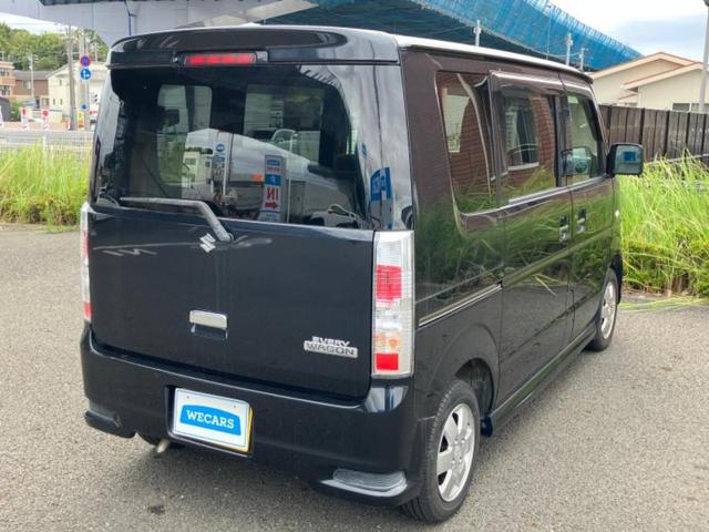 エブリイワゴン PZターボ 電動スライドドア/EBD付ABS/エアバッグ 運転席/エアバッグ 助手席/エアバッグ サイド/アルミホイール 純正 13インチ/パワーウインドウ/キーレスエントリー/オートエアコン 片側電動スライド(3枚目)