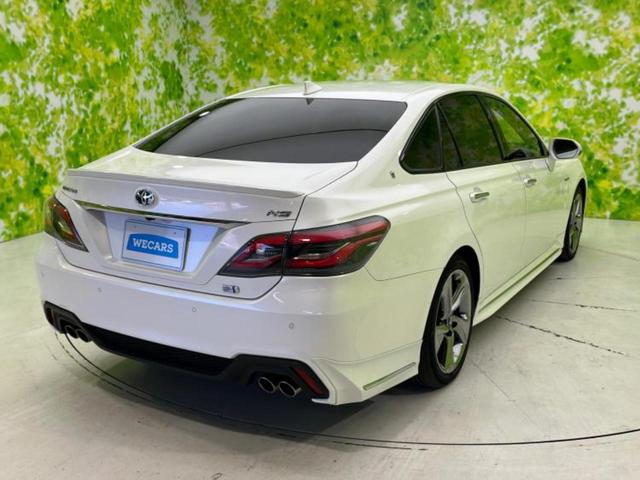 クラウンハイブリッド ＲＳアドバンス　サンルーフ／保証書／純正　８インチ　メモリーナビ／トヨタセーフティセンス／シートヒーター　前席／車線逸脱防止支援システム／シート　フルレザー／ドライブレコーダー　前後／ヘッドランプ　ＬＥＤ　革シート（3枚目）