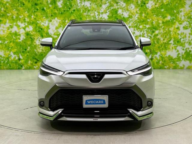 カローラクロス Ｚ　サンルーフ／純正エアロ／保証書／ディスプレイオーディオ＋ナビ／衝突安全装置／シートヒーター　前席／パノラミックビューモニター／車線逸脱防止支援システム／シート　ハーフレザー／電動バックドア　フルエアロ（44枚目）