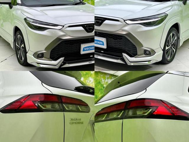 カローラクロス Ｚ　サンルーフ／純正エアロ／保証書／ディスプレイオーディオ＋ナビ／衝突安全装置／シートヒーター　前席／パノラミックビューモニター／車線逸脱防止支援システム／シート　ハーフレザー／電動バックドア　フルエアロ（53枚目）