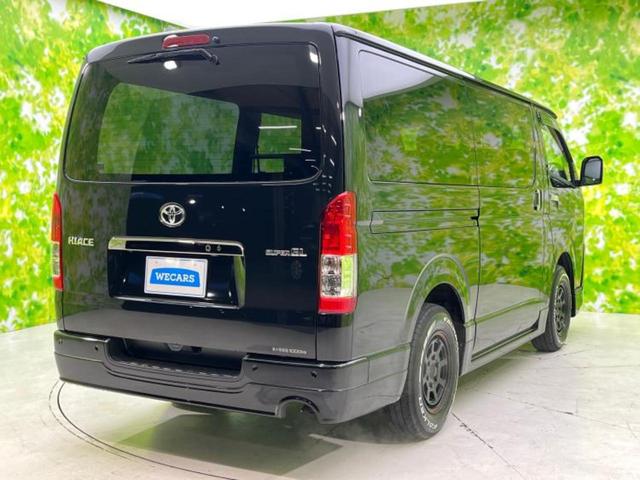 ハイエースバン ロングスーパーGLダークプライム2 エアロ/保証書/純正 SDナビ/衝突安全装置/両側電動スライドドア/車線逸脱防止支援システム/ヘッドランプ LED/ETC/EBD付ABS/横滑り防止装置/フルセグTV/エアバッグ 運転席 フルエアロ(3枚目)