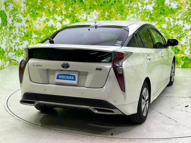 プリウス Ａプレミアム　エアロ／保証書／純正　９インチ　ＳＤナビ／衝突安全装置／シートヒーター／車線逸脱防止支援システム／シート　フルレザー／パーキングアシスト　バックガイド／パーキングアシスト　自動操舵　革シート　ＥＴＣ（3枚目）