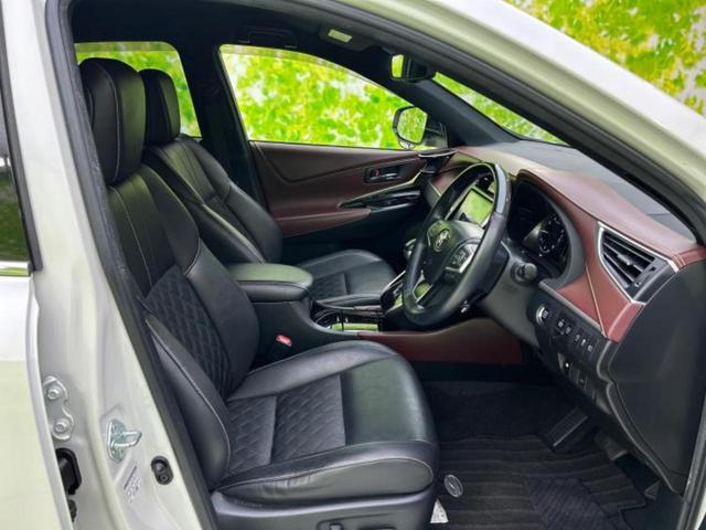 ハリアー プレミアム　保証書／純正　９インチ　ＳＤナビ／車線逸脱防止支援システム／シート　ハーフレザー／電動バックドア／ヘッドランプ　ＬＥＤ／ＥＴＣ／ＥＢＤ付ＡＢＳ／横滑り防止装置／アイドリングストップ／フルセグＴＶ（4枚目）