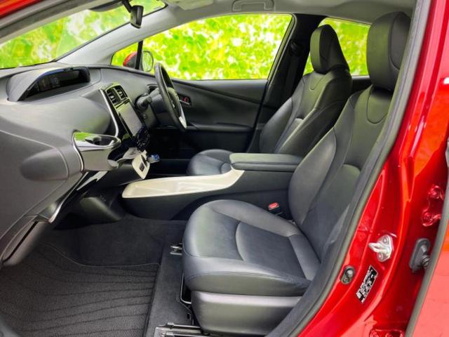 プリウス Ａツーリングセレクション　新品タイヤ／保証書／純正　９インチ　ＳＤナビ／衝突安全装置／シートヒーター　前席／車線逸脱防止支援システム／シート　合皮／パーキングアシスト　自動操舵／ドライブレコーダー　純正　衝突被害軽減システム（6枚目）