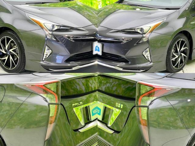 プリウス Ｓツーリングセレクション　純正エアロ／保証書／純正　９インチ　ＳＤナビ／シートヒーター／ヘッドランプ　ＬＥＤ／ＥＴＣ／ＥＢＤ付ＡＢＳ／横滑り防止装置／アイドリングストップ／フルセグＴＶ／エアバッグ　運転席　フルエアロ（55枚目）