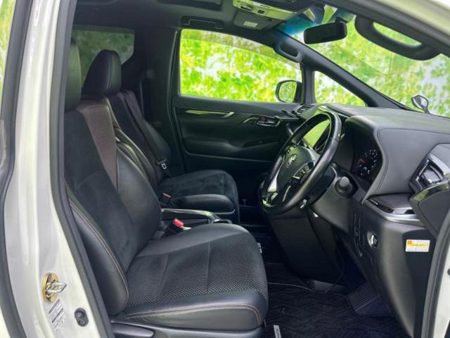 アルファード S Aパッケージタイプブラック サンルーフ/純正 10インチ SDナビ/フリップダウンモニター/両側電動スライドドア/シート ハーフレザー/電動バックドア/ヘッドランプ LED/ETC/EBD付ABS/横滑り防止装置 後席モニター(4枚目)