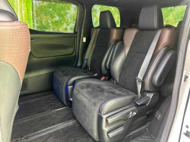 アルファード S Aパッケージタイプブラック サンルーフ/純正 10インチ SDナビ/フリップダウンモニター/両側電動スライドドア/シート ハーフレザー/電動バックドア/ヘッドランプ LED/ETC/EBD付ABS/横滑り防止装置 後席モニター(8枚目)