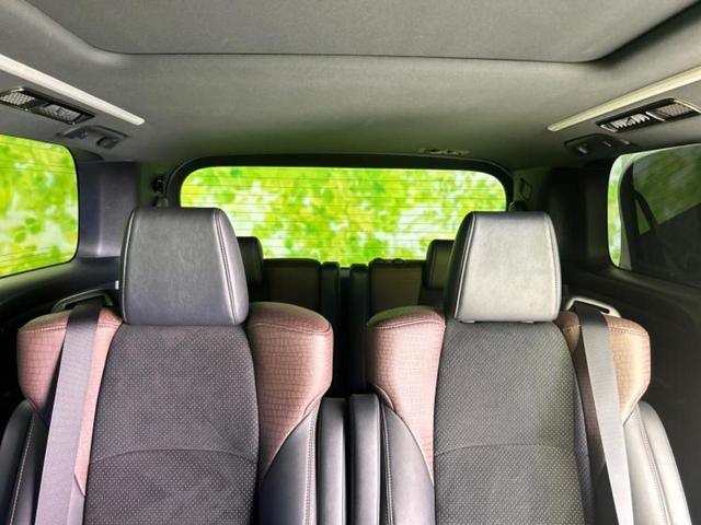 アルファード S Aパッケージタイプブラック サンルーフ/純正 10インチ SDナビ/フリップダウンモニター/両側電動スライドドア/シート ハーフレザー/電動バックドア/ヘッドランプ LED/ETC/EBD付ABS/横滑り防止装置 後席モニター(42枚目)