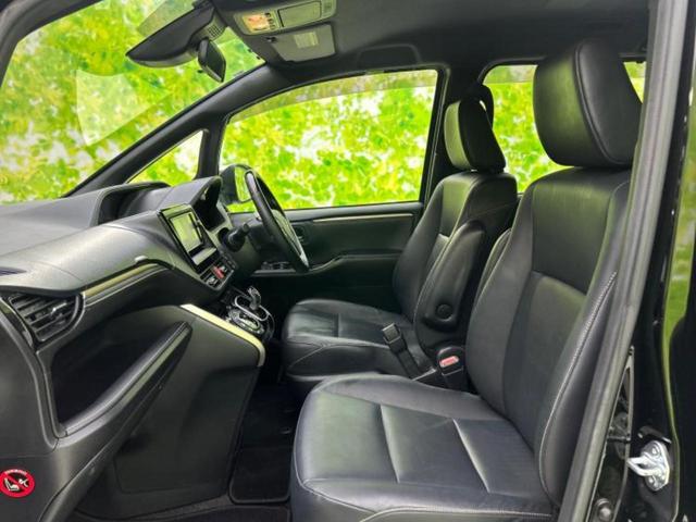 エスクァイア ハイブリッドGiブラックテーラード 保証書/純正 SDナビ/衝突安全装置/両側電動スライドドア/シートヒーター/車線逸脱防止支援システム/シート 合皮/ヘッドランプ LED/ETC/EBD付ABS/横滑り防止装置 衝突被害軽減システム(6枚目)