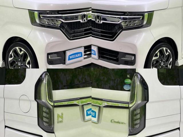 N-BOXカスタム G・Lターボホンダセンシング 新品タイヤ/保証書/社外 SDナビ/衝突安全装置/両側電動スライドドア/車線逸脱防止支援システム/シート ハーフレザー/ヘッドランプ LED/USBジャック/Bluetooth接続/ETC DVD再生(34枚目)