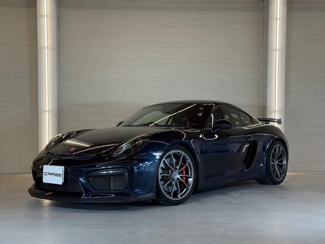 ケイマン ＧＴ４　右Ｈ　禁煙車　ポルシェ保証２０２７年４月　クラブスポーツＰＫＧ　スポーツクロノＰＫＧ　スポーツエグゾースト　ＰＣ記録簿　専用カーボンバケットシート　アルカンターラルーフライナー　ダークブルーメタリック（5枚目）
