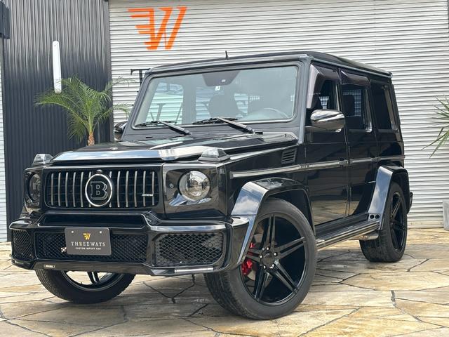 Ｇ５５Ｌ　ＡＭＧ　正規ディーラー車　ＡＭＧ　現行フルキット装着　ブラバス　現行ＬＥＤヘッドライト・　２２グロスブラックＡＷ　キャンディーレッドキャリパー　Ｂｌｕｅｔｏｏｔｈ　天井アルカンタラ調ブラック張替え(6枚目)