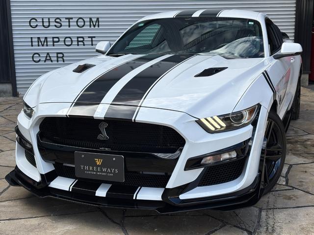 マスタング エコブーストプレミアム オートチェック有り シェルビーGT500仕様フルカスタム 可変式バルブ4本出しマフラー 本革シート スモークテール キャンディーレッドキャリパー(7枚目)