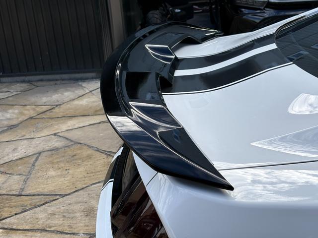 マスタング エコブーストプレミアム オートチェック有り シェルビーGT500仕様フルカスタム 可変式バルブ4本出しマフラー 本革シート スモークテール キャンディーレッドキャリパー(25枚目)