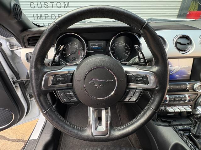 マスタング エコブーストプレミアム オートチェック有り シェルビーGT500仕様フルカスタム 可変式バルブ4本出しマフラー 本革シート スモークテール キャンディーレッドキャリパー(45枚目)